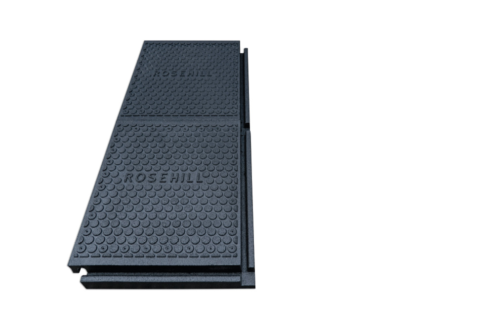 Interlocking walkway panel assembly demonstration
